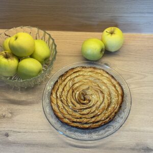 Tarte fine aux pommes sans gluten